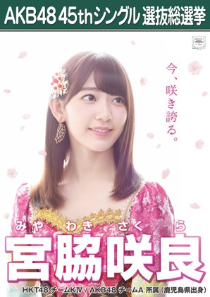 AKB48 45thシングル選抜総選挙ポスター 宮脇咲良